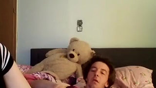 Leatransteen eats a big load own cum