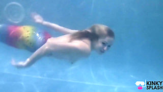 Captive Mermaid Teases You in the Pool