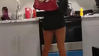 Slim Petite Ebony Milf Teasing Pussy