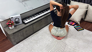 Art of Seduction: Coloring Tease & Messy Sock Solo