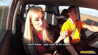 Reality Driving School Class ends with Blowjob and Handjob - Blowjob Lessons Are More Fun with Nick Ross