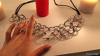 Young Brunette Kore Fox Tits and Pussy Close ups POV