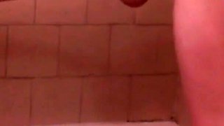 Lesbians Do It Until Orgasm Dildo Anal, Double Dildo Bathtub
