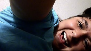 Bound and Gagged: Stinky Breath and Ass Farts Domination by a Giant-assed Goddess