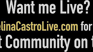 Glamorous Angelina's big tits clip