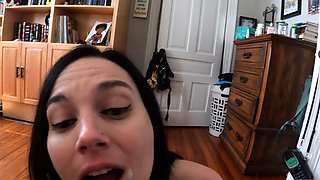 Party teen blowjob cumshot