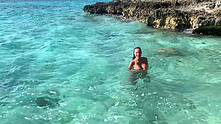 Monika Fox Stopped A Tour Bus To Swim Naked In Sea