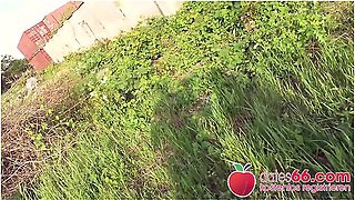 Skinny Czech Teen 18+ Fucked In Dirt (public)