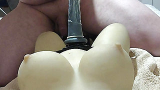 Strap-on with my doll