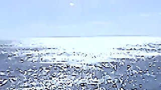 Wet Cunt Fucked by Vibrator on the Beach