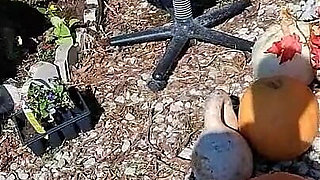 Nurse Vicki Is Sweating in the Garden