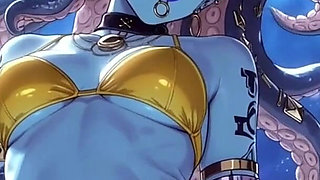 Gol Busty Alien Fantasy Animation V2