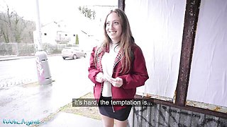 Natural tits clip with sophisticated Venom Evil from Public Agent