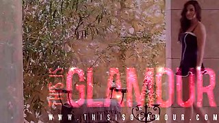 ThisIsGlamour Aime Middleton Striptease Outdoors LEWD