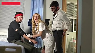 Hot Nurses help doctor gives sperm
