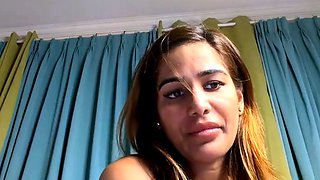 Indian Babe Sexy Maid Outfit Going Nude With Wild Boobs