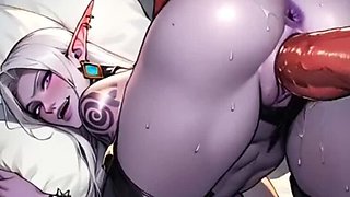 Ai Generated Hentai Compilation Part 11 - Big Cock Cum in Mouth & Squirting Orgasm