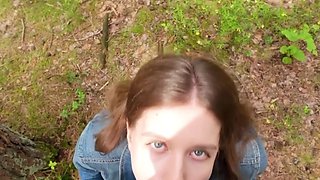 I ejaculated in her mouth in the woods