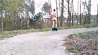 Portuguese Bear Strips and Shows His Big Cock