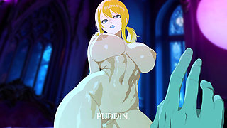 Harley Quinn Sucks Joker’s Huge Cock During Therapy. Hentai Animation