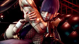 Ninfapzu the miss Ren Kinome riding a huge monster cock in her tight pussy final technique secret jutsu buttocks dripping cun