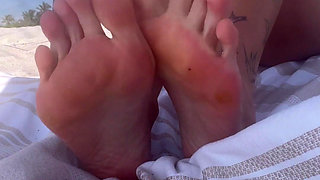 Sandy Beach Feet