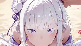 Emilia's Bikini Beach Seduction
