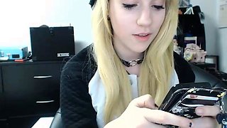 Blonde teen Sierras first erotic masturbation video