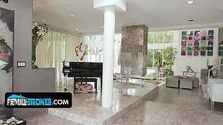 Taboo Hide and Seek - Petite Step Sister Tries to Seduce Step Bro