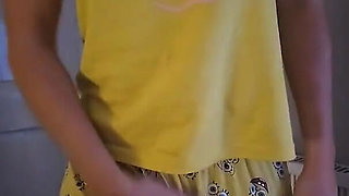 Stripping From My Spongebob Pjs