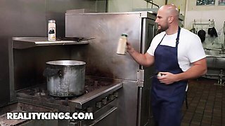 RK Prime featuring J Mac and Katalina Kyle's big tits action