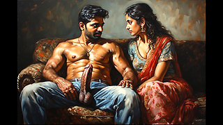 Bhabhi fucked in hotel bathroom by servent cheating busty indian wife