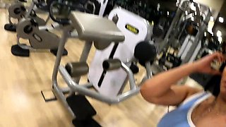 Huge Ass Brazilian Slut Gets Fucked in the Gym Hard