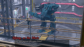 Stranded in Space - Checking Out the Cute Robot Girl