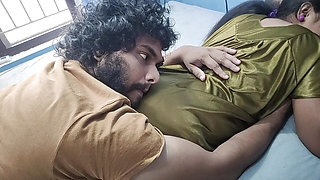 Indian couple hot nighty ass romance
