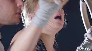 Alessandra Jane's Wild Bondage Play in a Fierce Clash