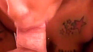 Petite ebony Anjanette Astoria POV deepthroat blowjob