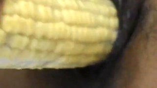 Creamy Cone Deep Inside My Pussy - Intense Food Insertion Play