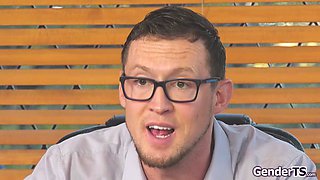 Tgirl student Jessy Bells rimmed n anal reamed by principal