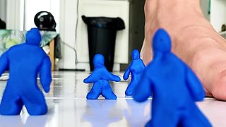 Maitresse Madelines solo foot fetish POV