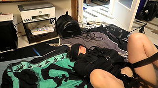 In Straitjacket Slowly Fucked and Brought to Squirt