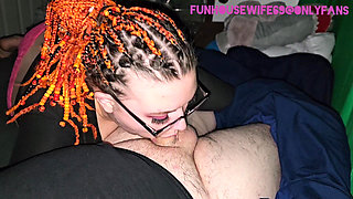 Pink Panties Ass up Swallowing His Cock and Cumm