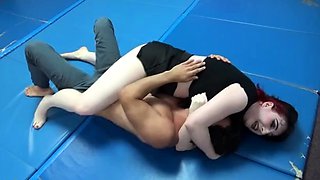 Old man and hot brunette bathroom hardcore