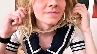 Solo webcam tranny masturbation