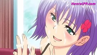 Anime Teen Babe's Naughty Game with Stepbrother - HENTAI