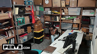 Bonnie Grey and Maya Bijou Make a Deal with the Security Officer