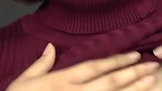 Sensitive Small Breasts Twitching Nipple Masturbation - Nanoka Yuho