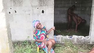 Anal Fucking Creamyshuga Outdoor Building Group Sex BBW Doggy Style