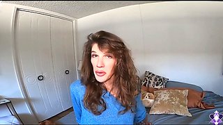 Transsexual Cougar Gray Perrier Sessión With Big black cock