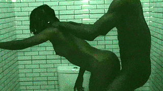 BBC Girl Likes It in the Toilet